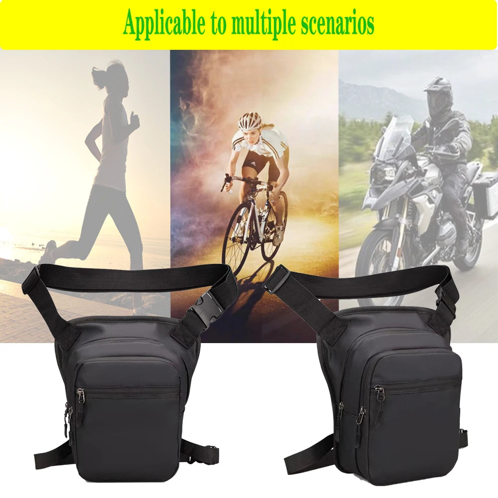 Crossbody bag, motorcycle leg bag, multi-functional storage, rider travel equipment bag