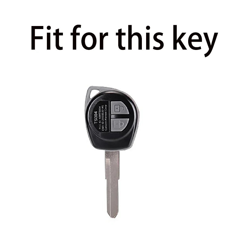 ABS Carbon 2 Button Car Remote Key Cover Case For Suzuki Swift Ignis Vitara Liana Ciaz Baleno Car Key Fob Case Cover Shell