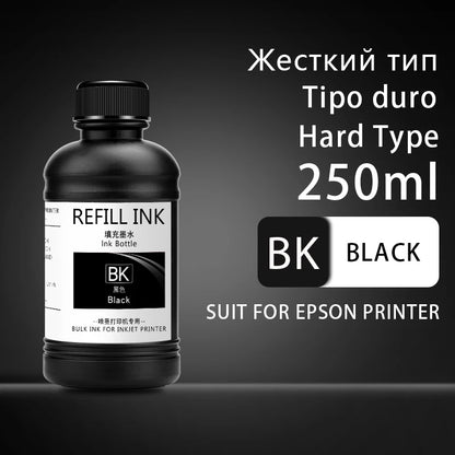 250 ml UV-härtende Tinte für Epson XP600, TX800, XP-600, TX-800, L800, L805, L1800, R290, R300, 1390, 1400, 1410, 1430, DX5, DX7, DX10 UV-Drucker
