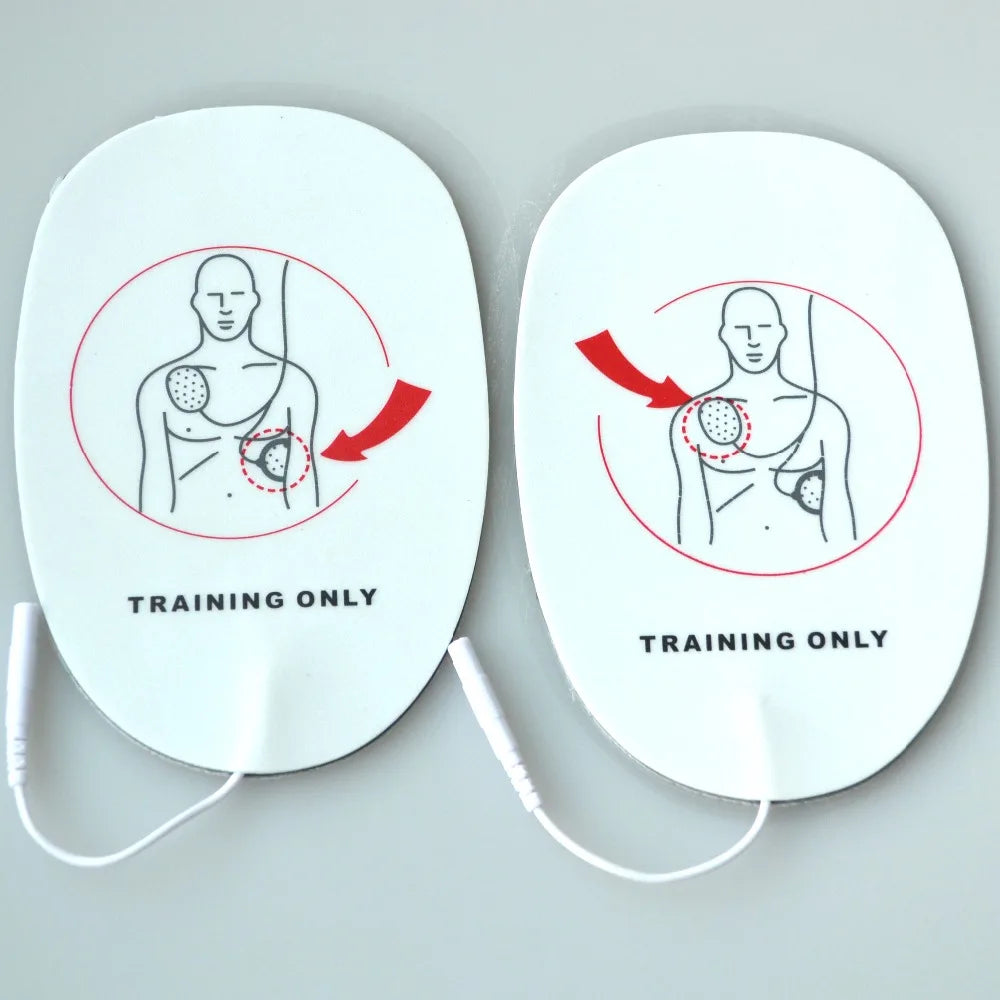 Health Care 5 Pairs AED Training Machine Adult Electronic Patches AED Sticky Pads For First Aid Survival Self Adhesive Kit