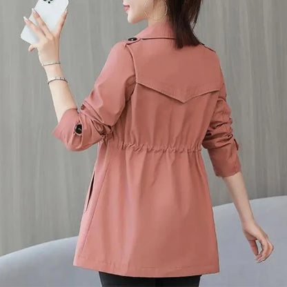 HI-FASHION Autumn Women Jacket Long Sleeve Thin Coats Casual Windbreaker 2022 Female Jackets Slim Fashion Basic Coat Outwear