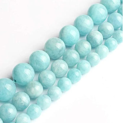 Silver Lion Head Gemstone Beads Stretch Bracelet for Women Men Handmade Crystal Beaded Elastic Healing Power Stone Jewelry