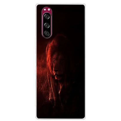 For Sony Xperia 5 Case Xperia5 Bumper Silicone TPU Soft Phone Cover For Sony Xperia 5 J9210 J8210 J8270 6.1' Cases Cartoon