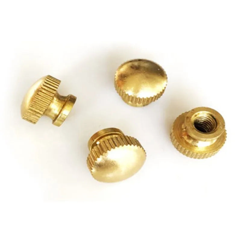 1-5pcs  M3 M4 M5 M6 m8 m10 brass round blind end step Knurled Thumb Nuts