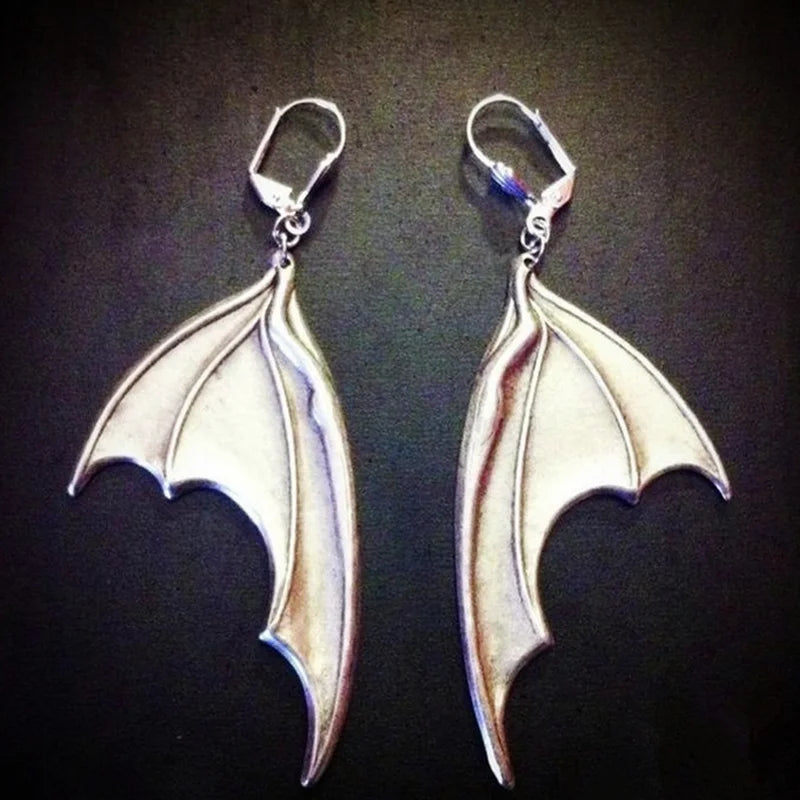 Bat Wing Earrings , Halloween Earrings , Vampire Bat Earrings , Bat Lovers Ladies gifts , Gothic Victorian Earrings