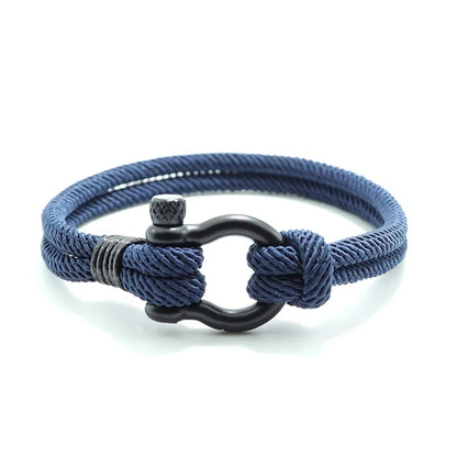 Noter Unique Outdoor Mountaineering String Bracelet For Men High Quality 4mm Cord Chain Wrap Braslet Leisure Wrist Accessories