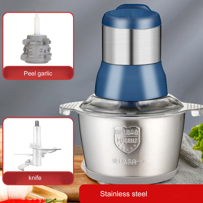 Multfunctional Garlic Peeler Household Electric Meat Grinder Garlic Shredder  Fruit and Vegetable Chopper Kitchen Tool