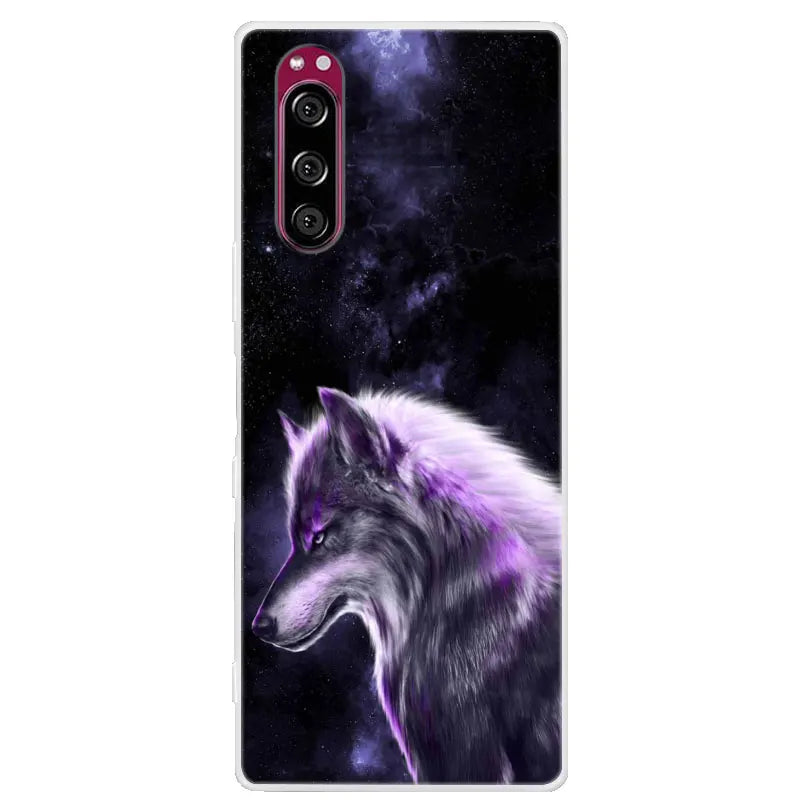 For Sony Xperia 5 Case Xperia5 Bumper Silicone TPU Soft Phone Cover For Sony Xperia 5 J9210 J8210 J8270 6.1' Cases Cartoon