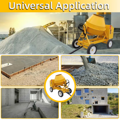 160L 200L 240L Construction Cement Mixer Electric Manual Concrete Mixer Machine With Pump