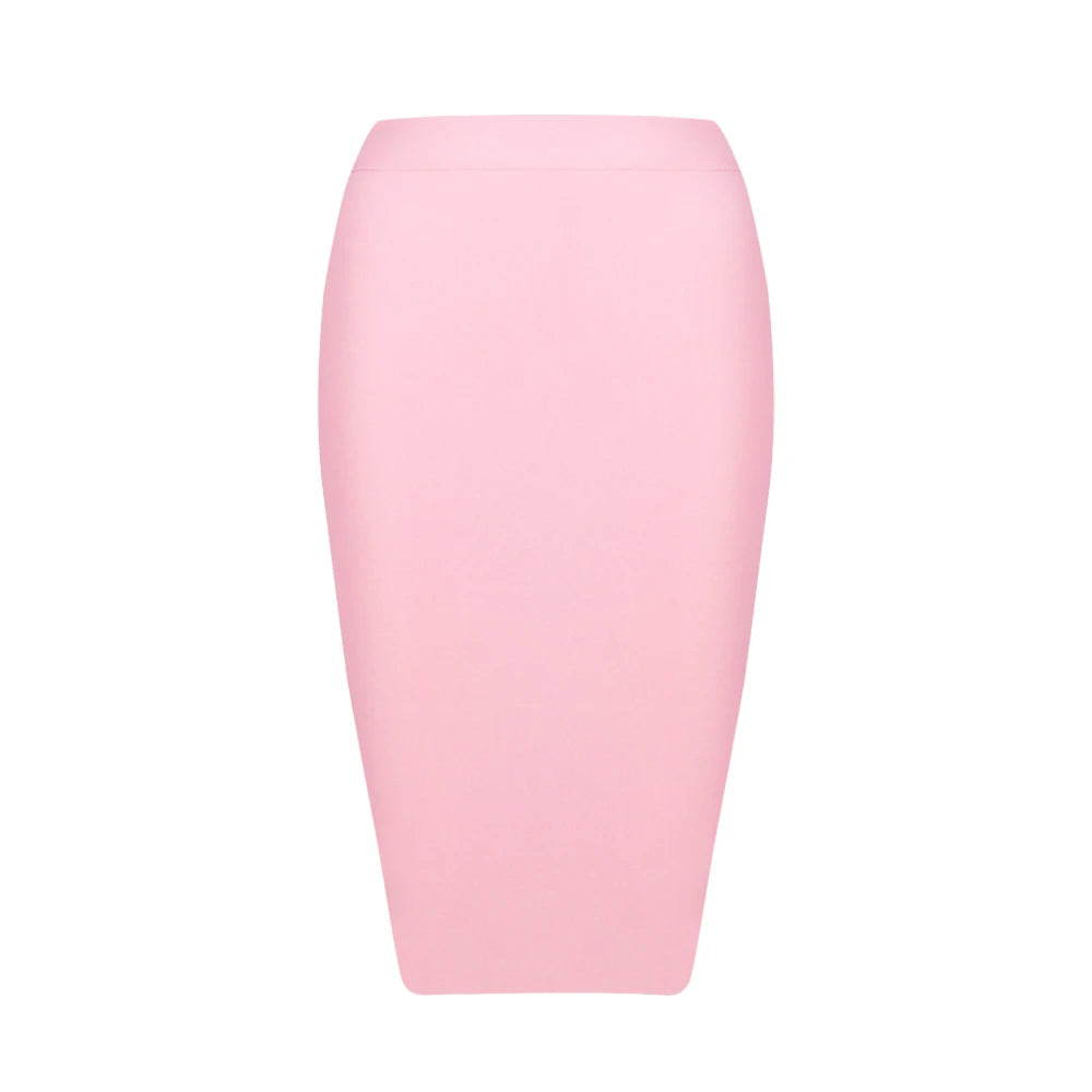 Willbenice Sexy Office Bandage Skirts Nude Purple White Bodycon Slim Womens Knee Length Hot Pink Fuchia Black Pencil Maxi Skirts