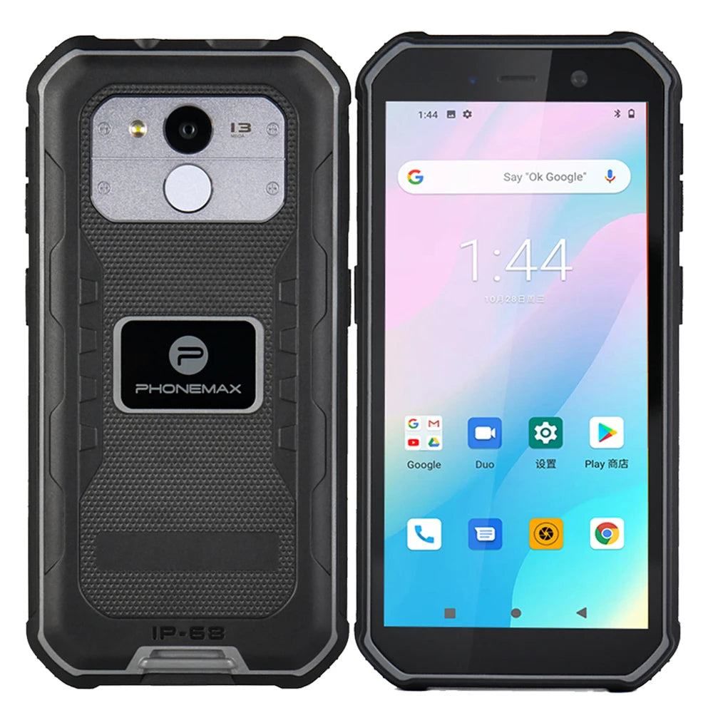 2024 New Design Waterproof IP68 Shockproof 4G NFC CDMA 13MP Rear Camera Android 10.0 Rugged Mobile Phone