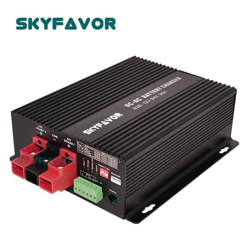 Trending 12V to 24V 25A Smart Fast MPPT Solar RV Battery Charger 30A DC to DC Auto Charger Electric Trending Products