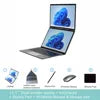 2026 New 14 Inch +14 Inch  Dual Touch Screen Intel 14th N150  Aluminum Yoga Laptops for Business Office Education Laptop