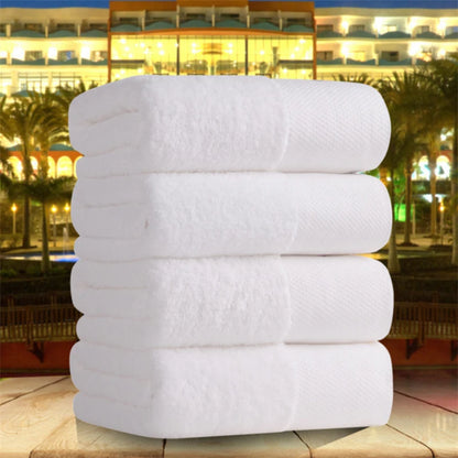 New 40X80CM White Pure Cotton Towel Adult Washing Face Bath Hotel Pure Cotton Men And Women SPA Soft Absorbent Lint-Free Towels