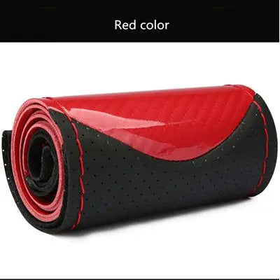 Steering Cover 38cm Soft Anti Slip DIY Hand Sewing Wear-resistant Car Steering-Wheel Braid With Needles Thread