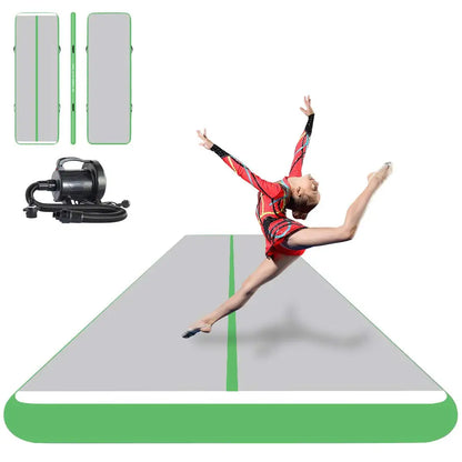 Inflatable Air Track Inflatable Gymnastics Tumble Track Gym Mat 9x2m for Air Floor Yoga Mat for Outdoor Sports