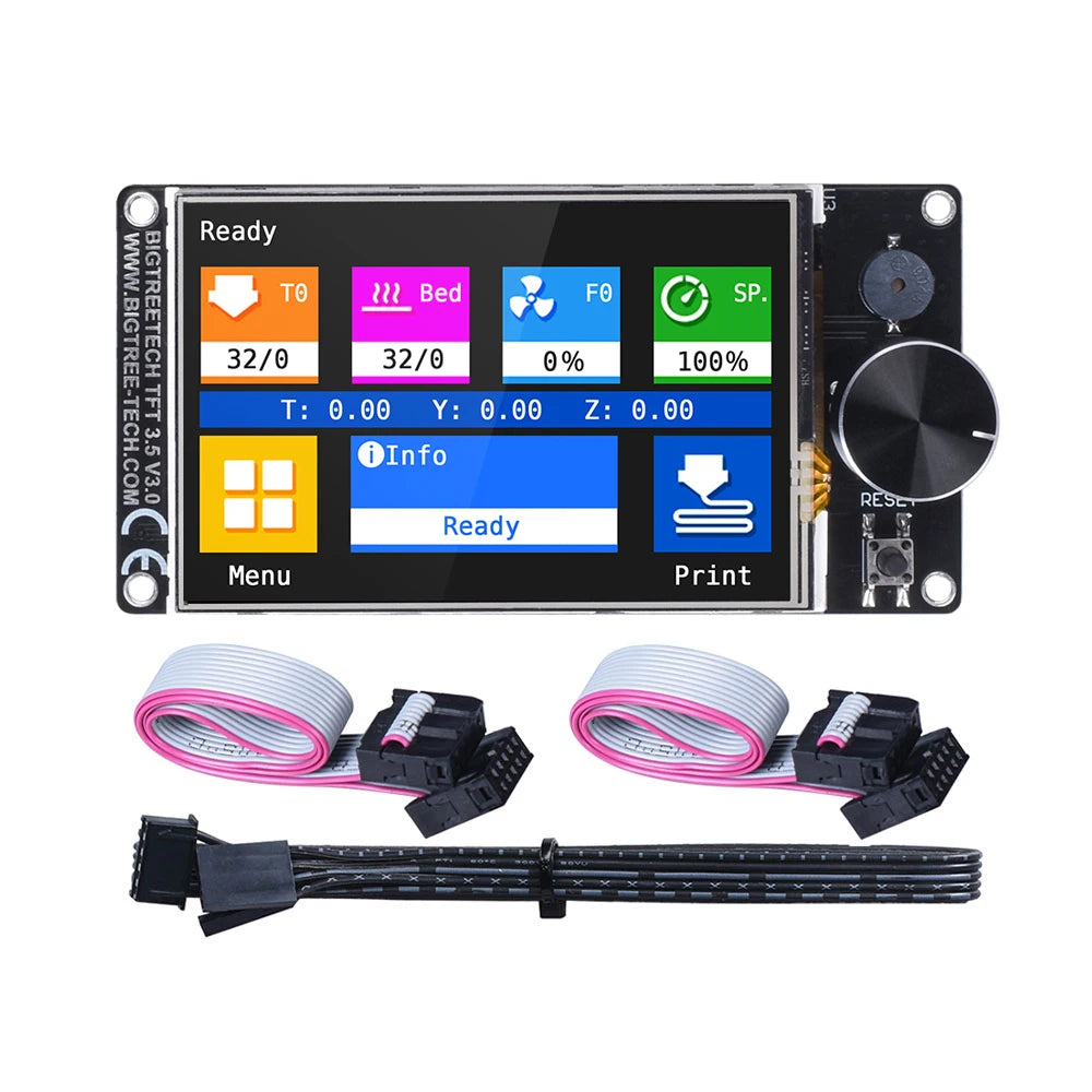 BIGTREETECH TFT35 V3.0 Touch Screen 12864LCD Wifi 3D Printer Parts vs MKS TFT35 For SKR V1.4 Turbo SKR V1.3 CR10 Ender 3 Upgrade