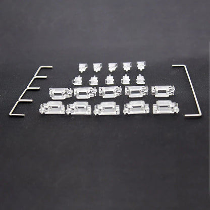 Cherry Style OEM Clear PCB-mounted PCB Stabilizers Satellite Axis 7u 6.25u 2u  For MX Switches Mechanical Keyboard Big Keycaps