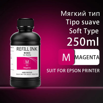 250 ml UV-härtende Tinte für Epson XP600, TX800, XP-600, TX-800, L800, L805, L1800, R290, R300, 1390, 1400, 1410, 1430, DX5, DX7, DX10 UV-Drucker