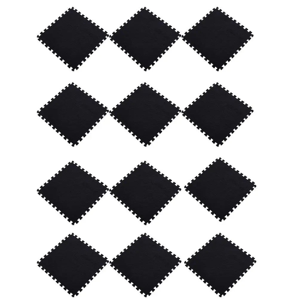 12PCS Gym Floor Mat EVA foam Stitching Mat Interlocking Floor Tiles  Ultra-thick Splicing Floor Mat for Yoga Fitness Rugs Floor