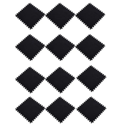 12PCS Gym Floor Mat EVA foam Stitching Mat Interlocking Floor Tiles  Ultra-thick Splicing Floor Mat for Yoga Fitness Rugs Floor