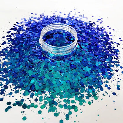 2023 Bulk Chameleon Glitter PET Craft Chunky Glitter 1kg for Christmas Decoration