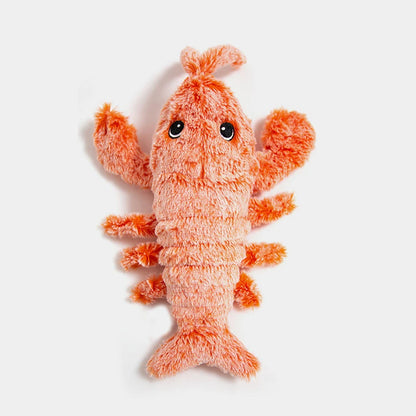 Pet Cat Toy Shrimp Moving Simulation Lobster Dancing Plush Toys For Pet Dog Cats Stuffed Animal Interactive Toy