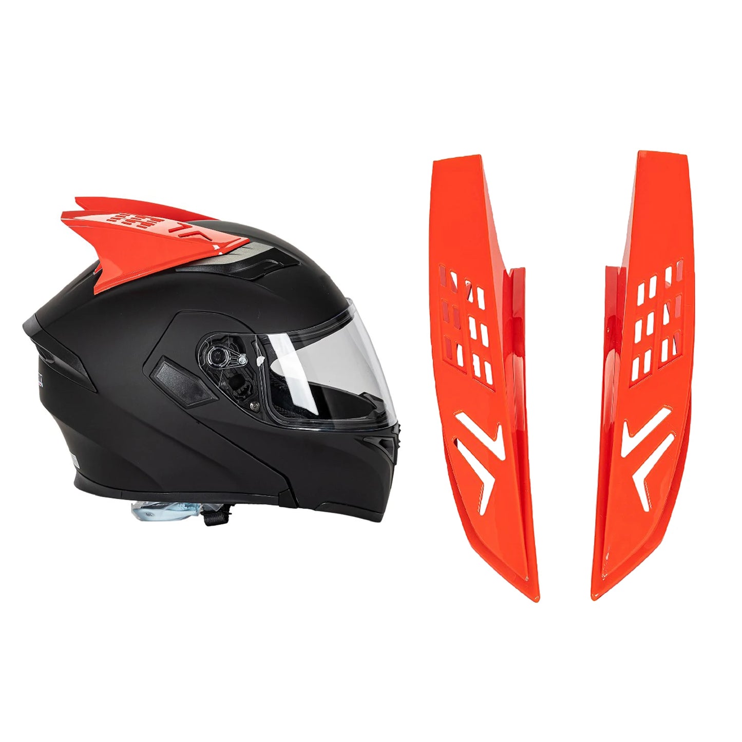 Motorcycle Helmet Ears Horns Punk Protective Decorative Stylish Motorbike Accessories Strong Adhesive Decor Parts