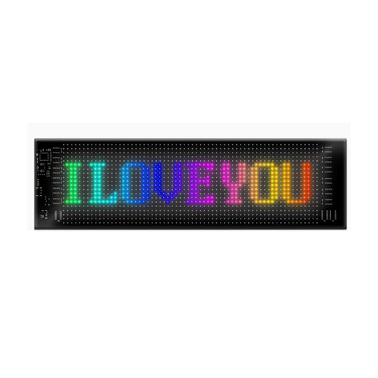 Panneau d'affichage LED programmable avec écran arrière et matrice numérique d'avertissement pour voitures, affichage de messages défilants