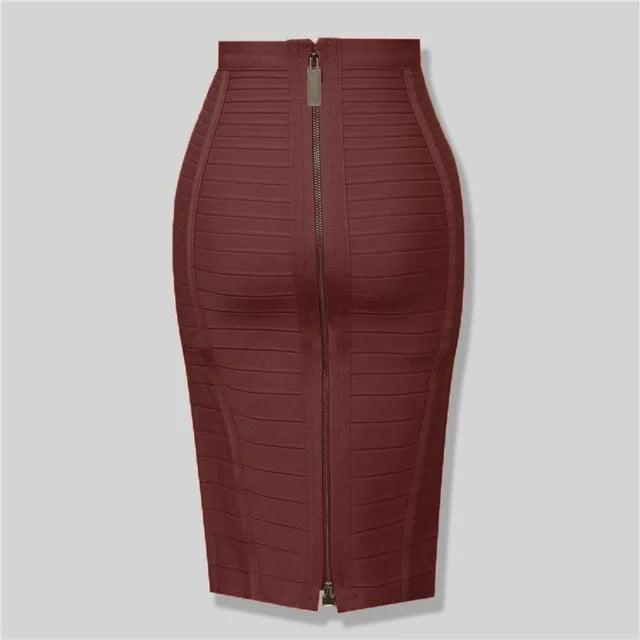 2021 New Bandage Skirts Women Bodycon Woman Skirts Sexy Harajuku Party Club Elegant Celebrity Pencil Skrit Plus Size XL