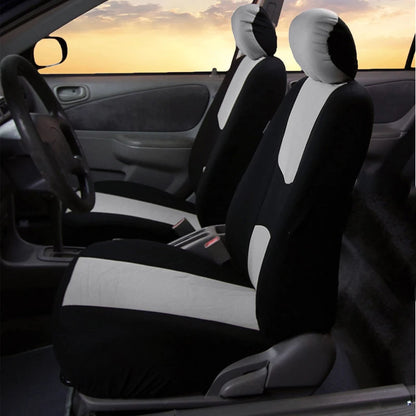 AUTOYOUTH Unique Flat Cloth Car Seat Cover ( Detachable Headrests and Solid Bench) Interior Accessories Universal Car Seat Cover