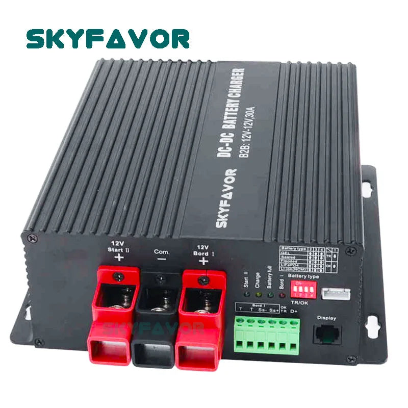 Trending 12V to 24V 25A Smart Fast MPPT Solar RV Battery Charger 30A DC to DC Auto Charger Electric Trending Products