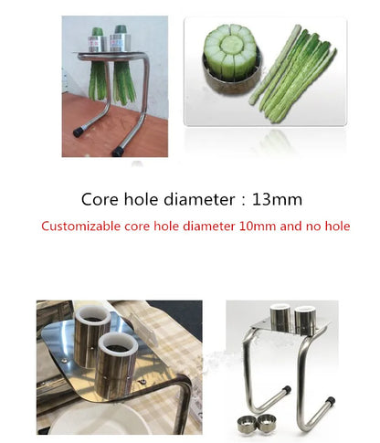 Manual cucumber strips cutting machine carrot strips cutter vegetable cutter cucumber cutter radish chopper for Korean sushi