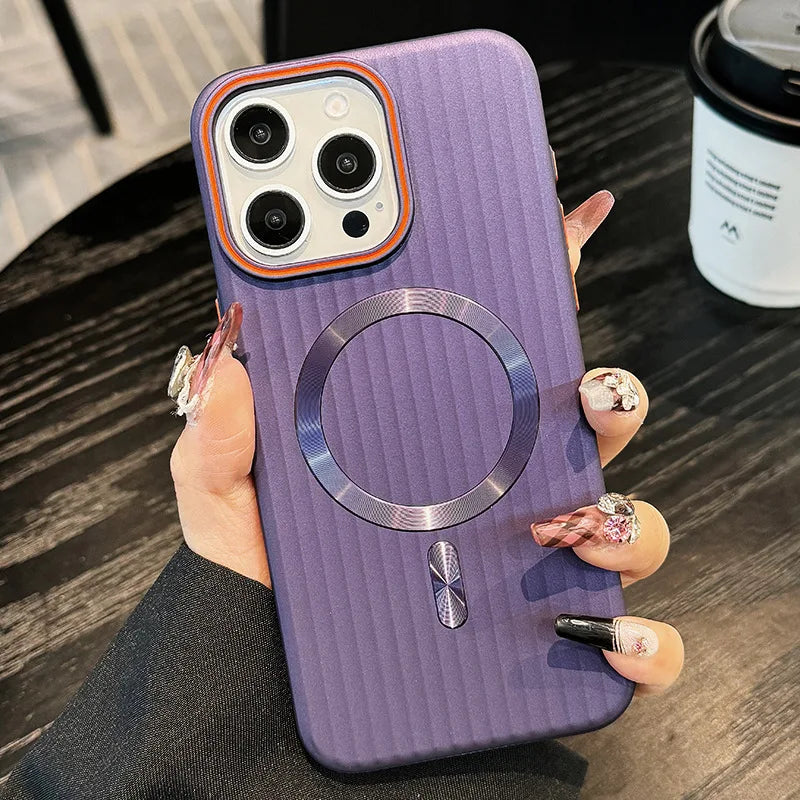 Japanese and Korean Anti-Slip Corrugated for 15promax Phone Case New Iphone14 Protective Case 13pro Max