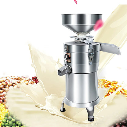 Electric Soybean Milk Machine Ginder Portable Blender 1100W Semi-automatic Juicer Commercial SoyMilk Filter-free Refiner