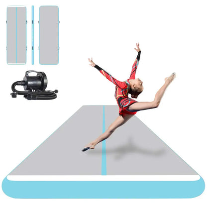 Inflatable Air Track Inflatable Gymnastics Tumble Track Gym Mat 9x2m for Air Floor Yoga Mat for Outdoor Sports
