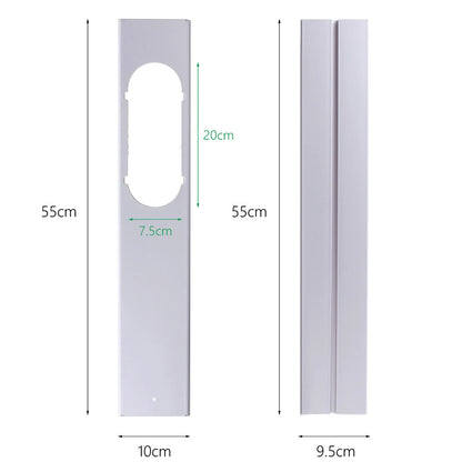 Adjustable Window Kit Plate Exhaust Hose Tube Connector for Portable Air Conditioner Sealing Baffle For Home