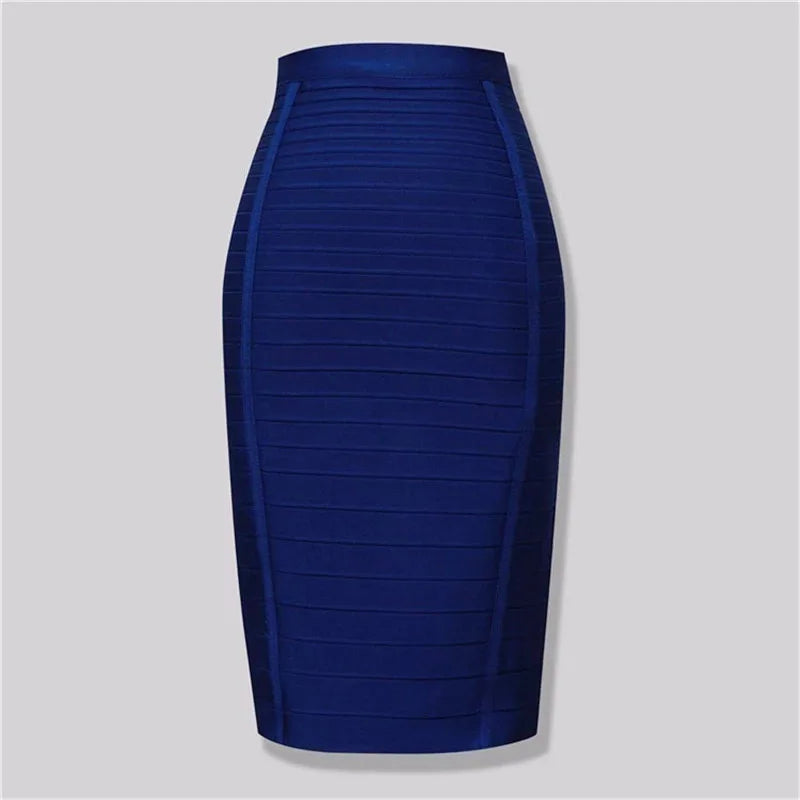 2021 New Bandage Skirts Women Bodycon Woman Skirts Sexy Harajuku Party Club Elegant Celebrity Pencil Skrit Plus Size XL