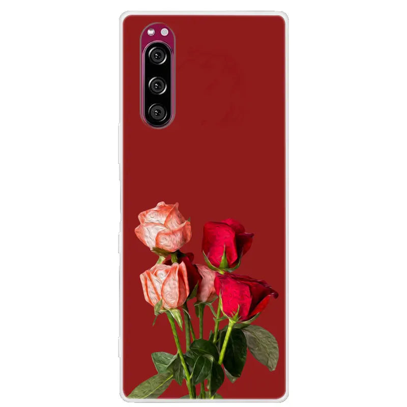 For Sony Xperia 5 Case Xperia5 Bumper Silicone TPU Soft Phone Cover For Sony Xperia 5 J9210 J8210 J8270 6.1' Cases Cartoon
