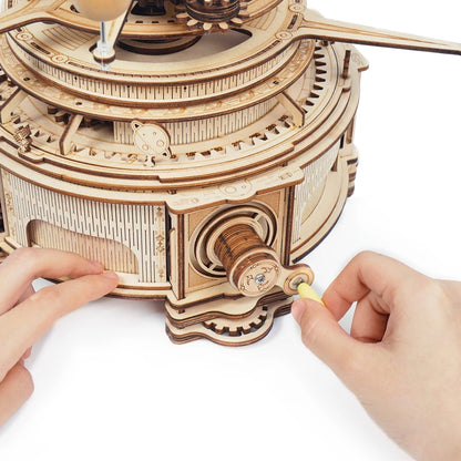 Robotime Rokr DIY-Bausatz ST001 Mechanisches Planetarium 3D-Holzpuzzle für Dropshipping