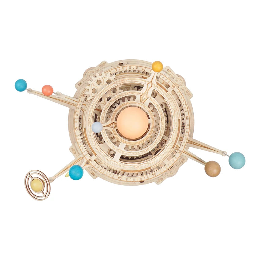 Robotime Rokr DIY-Bausatz ST001 Mechanisches Planetarium 3D-Holzpuzzle für Dropshipping