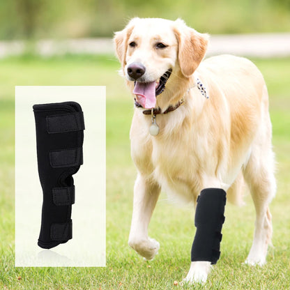 Leg Knee Pads for Dogs Recovery Bandage Anti-Lick Wound Dog Arthritis Auxiliary Fixed Joint Protector Dog Accessories