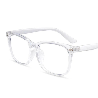 Fashion Unisex Square Glasses Plain Glasses Full Frame Glasses for Men and Women Radiation Protection Optical Glasses