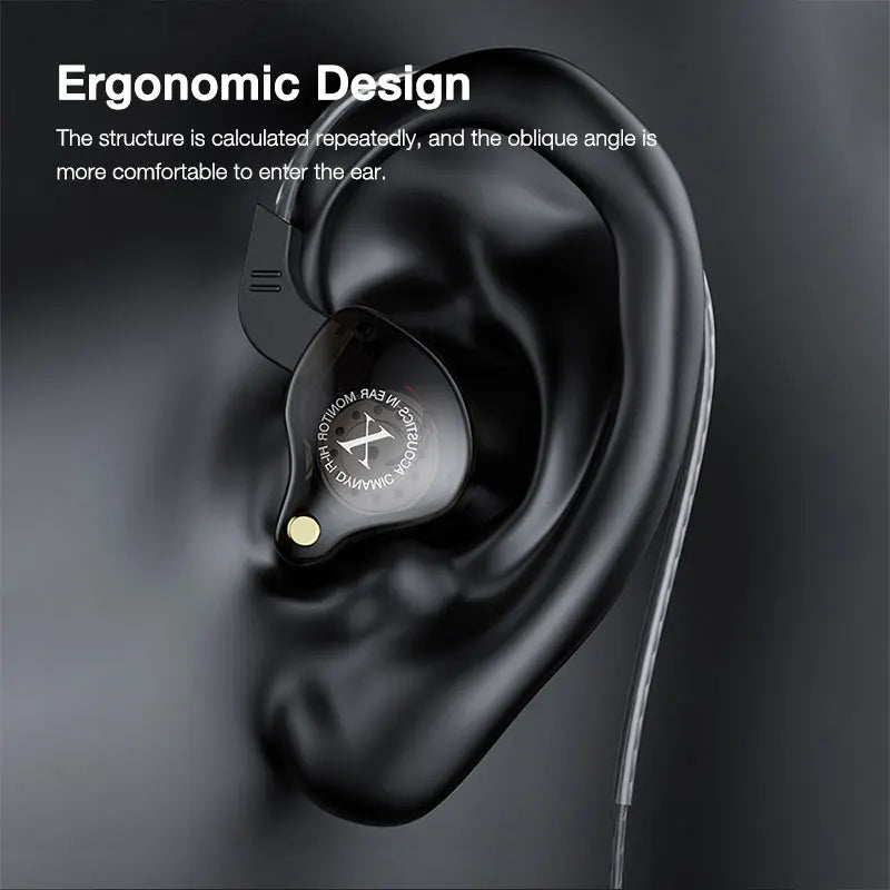 EARDECO Mobile Wired Headphones for Phone Earphone Super Bass Stereo In Ear 3.5mm Headphone with Mic Earbuds Noise Cancelling