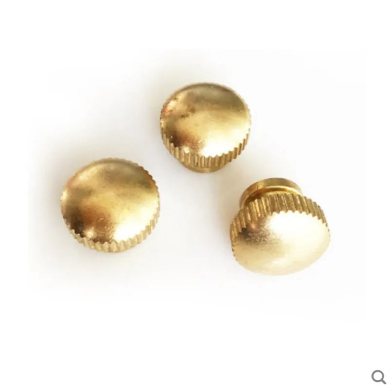 1-5pcs  M3 M4 M5 M6 m8 m10 brass round blind end step Knurled Thumb Nuts