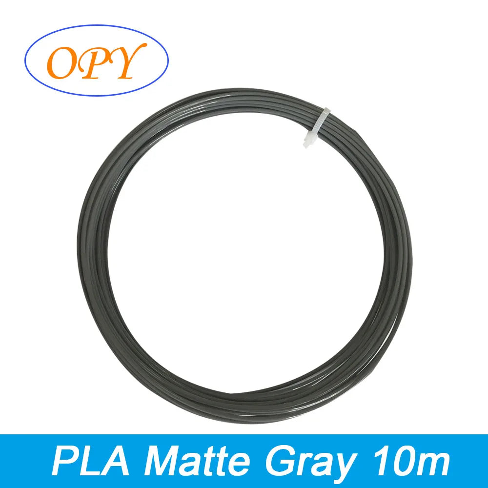 Matte Pla Filament 3D Printer 1.75Mm 1Kg Plastic Thread 10M 100G Sample Black Gray White Grey