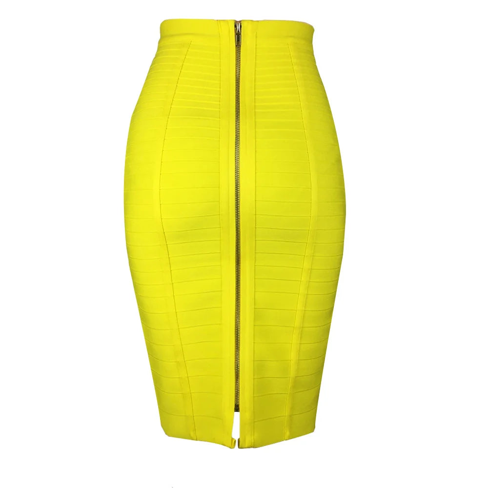 2021 New Bandage Skirts Women Bodycon Woman Skirts Sexy Harajuku Party Club Elegant Celebrity Pencil Skrit Plus Size XL