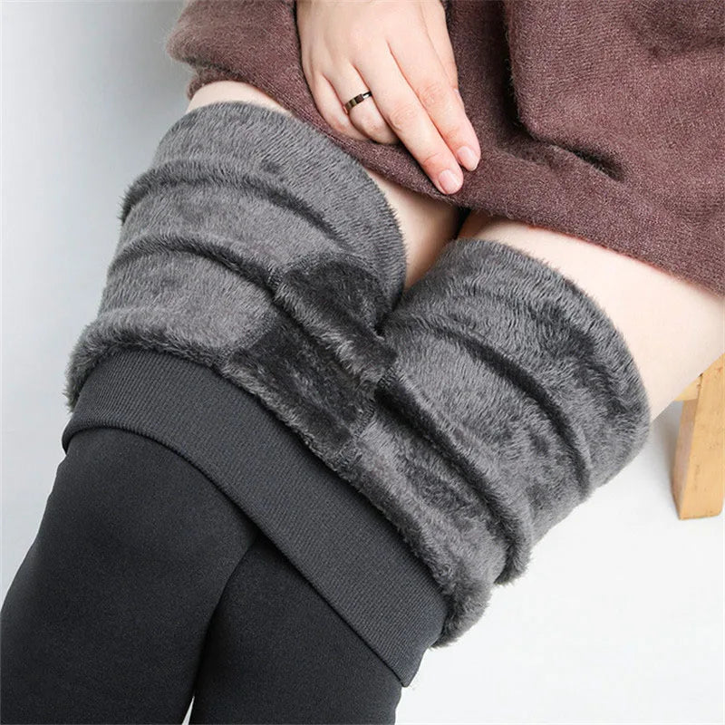 2021 Fashion Women's Autumn And Winter Leggings High Elasticity And Good Quality Thick Velvet Pants Warm Leggings
