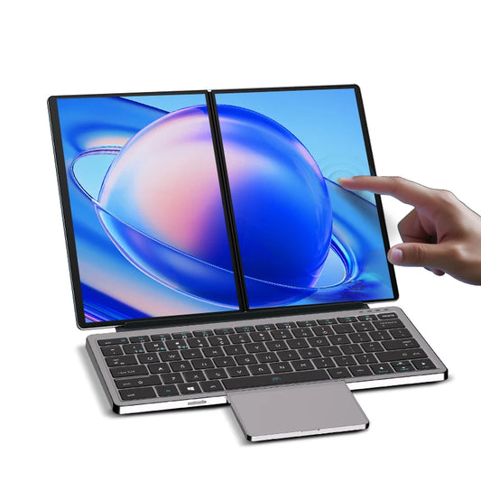 New Best Selling N100 CPU 11-Inch Dual Touch Screen RAM 16GB SSD 1TB Wireless English Business Super Slim 2 in 1 Tablet Laptop