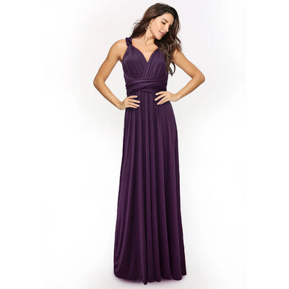 Sexy Women Multiway Wrap Convertible Boho Maxi Club Dress Bandage Long Dress Party Bridesmaids Infinity Longue Femme